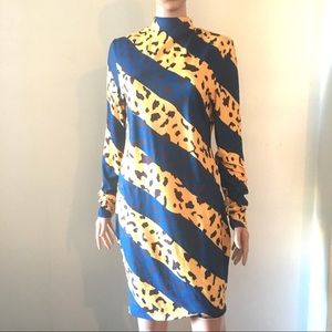 Stretchy bodycon leopard print